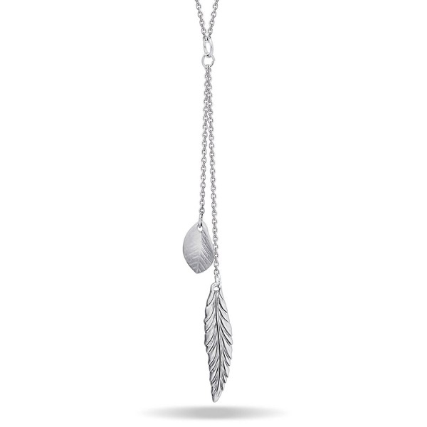 Pendant Feather Necklace Extension Valentine - C811YU57YBB