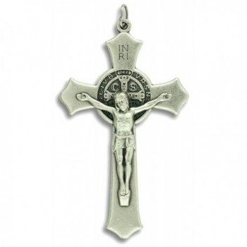 St. Benedict Crucifix Cross Pendant 3" with Card - C511YDUITKD