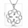 FUNRUN JEWELRY Sterling Necklace Infinity