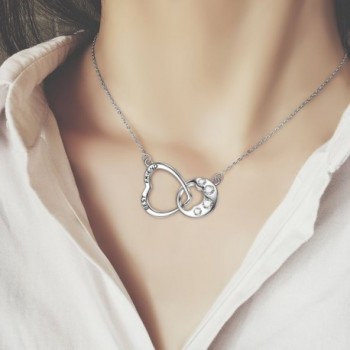 Sterling Silver Necklace Zircon Pendant