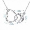 Sterling Silver Necklace Zircon Pendant in Women's Pendants