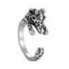 Gmai Chic Giraffe Ajustable Animal Wrap Ring Open Knuckle Ring - C8127KMDKPT