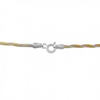 Yellow Plated Sterling Silver Necklace