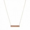 chelseachicNYC Inspirational Mantra Message Bar Necklace - CB1834ES8ET