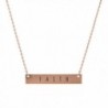 chelseachicNYC Inspirational Message Necklace Faith Gold