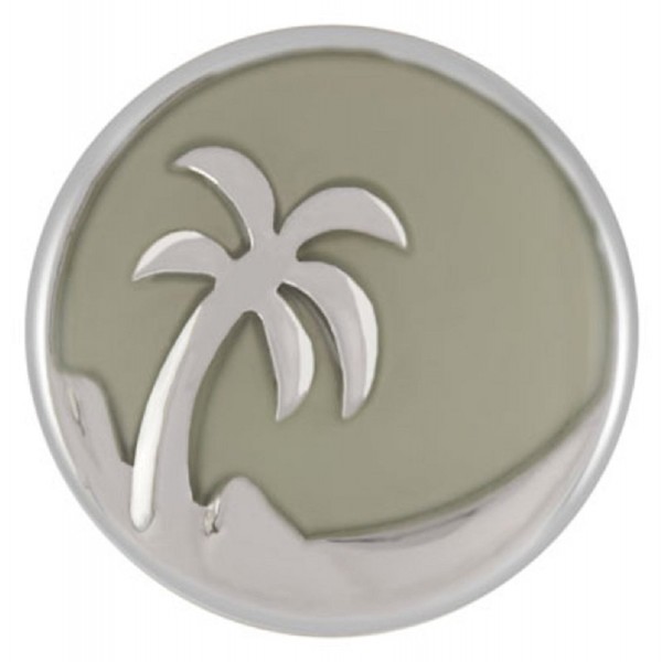 Ginger Snaps GLOW in the DARK PALM TREE SN21-32 (Standard Size) Jewelry Snap - CH12IKX7UZX