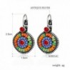 Bohemia Earrings Resin Round Earring