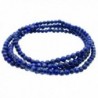 Stunning Stackable Simulated Lapis Stretchy Bracelet in Women's Jewelry Sets