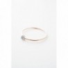 HONEYCAT Aquamarine Solitaire Minimalist Delicate in Women's Stacking Rings