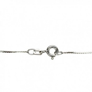 Sterling Silver Serpentine Nickel Anklet in Women's Anklets