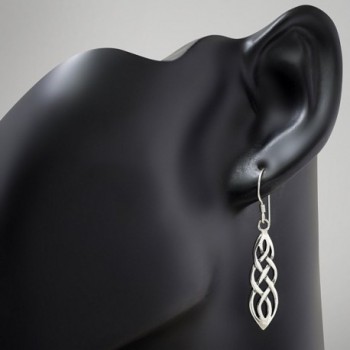 Sterling Silver Celtic Inifity Earrings in Women's Drop & Dangle Earrings
