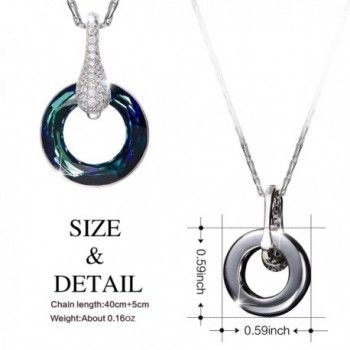 SILYHEART Swarovski Crystal Pendant Necklace