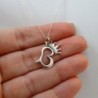 Sterling Silver Queen Pendant Necklace