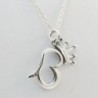 Sterling Silver Queen Pendant Necklace in Women's Pendants