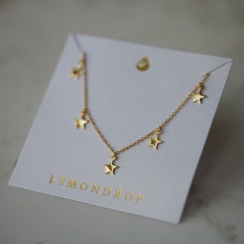 Dangling Stars Choker Necklace Sterling