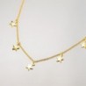 Dangling Stars Choker Necklace Sterling in Women's Choker Necklaces