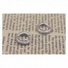 Fashion Jewelry Sterling Rhinestones Earrings in Women's Hoop Earrings