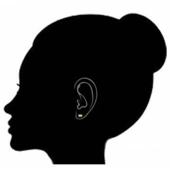 Yellow Comedy Tragedy Theater Earrings in Women's Stud Earrings