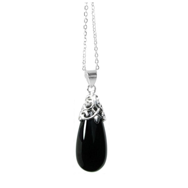 Sterling Natural Teardrop Necklace Extender - CW11O0Y1E1D
