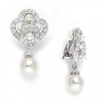 Mariell Vintage Pearl Earrings Weddings