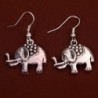 YAZILIND Retro Elephant Dangle Earrings in Women's Drop & Dangle Earrings