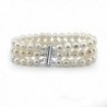 3 Row 6 5 7mm Freshwater Cultured Bracelet