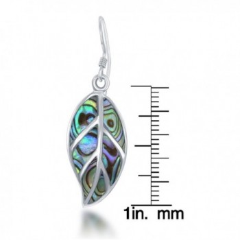 Sterling Silver Abalone Dangle Earrings