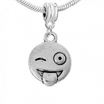 Facial Expression Charm for European Snake Chain Charm Bracelets - CK11YZYKYW3