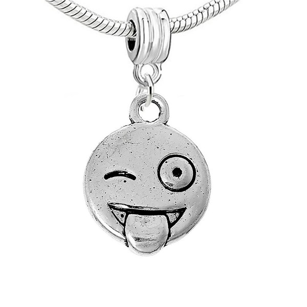 Facial Expression Charm for European Snake Chain Charm Bracelets - CK11YZYKYW3