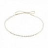 Hemp Cord Macrame Choker Necklace with Cat's Eye (White) - C9189Q8ZLIT