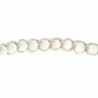 Hemp Macrame Choker Necklace White in Women's Choker Necklaces