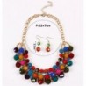 Lanue Bohemian Statement Necklace Multicolor