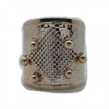 Fashion Jewelry Silver Rhinestones Bracelet in Women's Cuff Bracelets