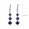 Mystic topaz Earrings Rainbow Zirconia DE0092M