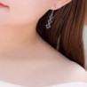 Mystic topaz Earrings Rainbow Zirconia DE0092M in Women's Drop & Dangle Earrings