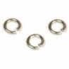 3 14K White Gold Jump Rings for Chain or Charm Pendant 22 Gauge - C5111SC2NI3