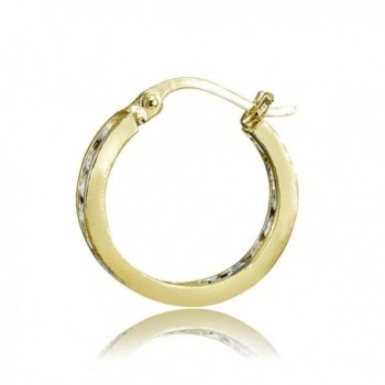 Hoops Loops Sterling Zirconia Channel Set