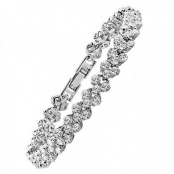 Sparkling Rhinestone Bracelet Wedding Christmas - CP183QZLQ48