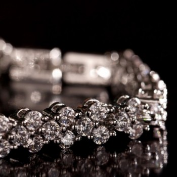 Sparkling Rhinestone Bracelet Wedding Christmas in Women's Tennis Bracelets