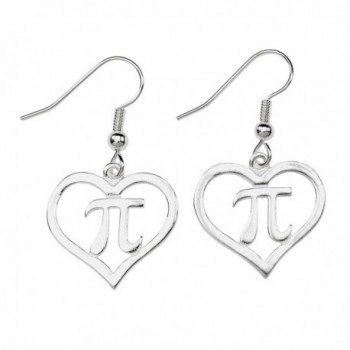 ComputerGear Math Jewelry Pi Day Earrings I Love Heart Geek Nerd STEM - C0120S1ZOXZ