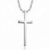 Cross of Love in Him Cross Pendant Necklace- Comes with Elegant Velvet Cloth Jewelry Box - C311FAM3Y7F