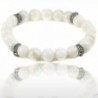 Julie Jewelry | Pearl Stretch Bracelet - White - C9126H655RZ