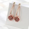 Glamorousky Earrings Austrian Element Crystal in Women's Hoop Earrings