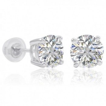 Sterling Silver Earrings Swarovski Zirconia