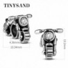 TINYSAND Valentines Hand crafted Motorcycle Bracelets in Women's Charms & Charm Bracelets