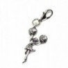 Pro Jewelry Clip-on "Cheerleader" Charm Dangling - C111LZVL7BV