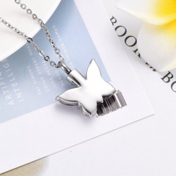 Butterfly Memorial Cremation Pendant Necklace in Women's Pendants