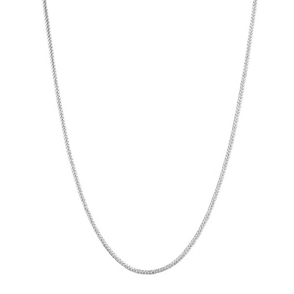 Sterling Silver Wheat Link Chain Adjustable 1.0 Mm Wide 16 to 22 Inches - CZ1107RYEMD