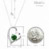 Necklace Birthstone birthday Sterling Swarovski