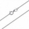 YAN & LEI .65mm Thin Solid Sterling Silver Box Chain Italian Crafted Necklace- 16"-18" - CP1204NKEJ1